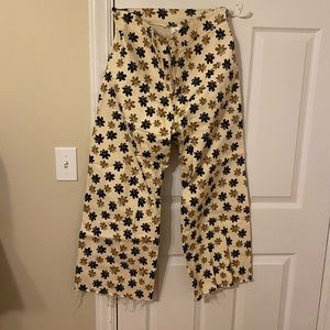 SHEIN Wide Leg Floral Print Trouser- Women’s Large
